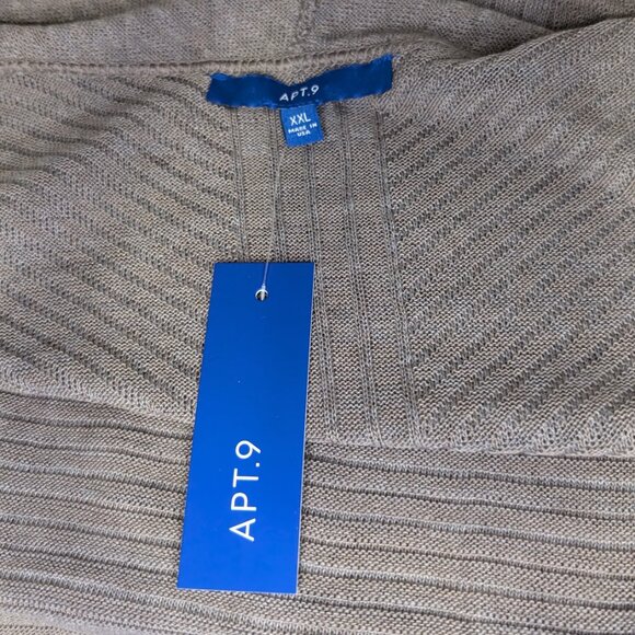 COPY - NWOT Apt. 9 Brown Cardigan XXL - Picture 3 of 6